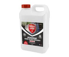 PROTECT EXPERT PROCOUR25 Désherbant Grandes Cours Allées Concentre 2,5 L Agit par Contact Et Permet Déliminer Les Mauvaises Herbes Et Mousses,