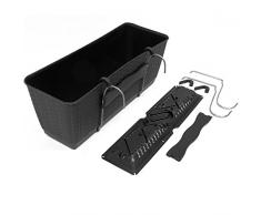 Bac à fleurs Jardinière Ratolla anthracite 49cm-12L jardin balcon terrasse plantes plastique robuste