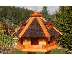 Deko-Shop-Hannusch Nichoir à oiseaux en bois traité avec bardeaux en asphalte
