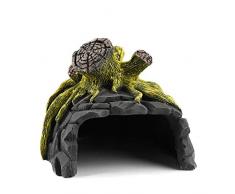 OMEM délevage pour Reptiles Humidifier Cave Habitat Décor Terrarium Cave Rampes de Tortue