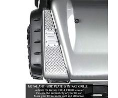 Grille d'admission de Plaque Anti-dérapante en métal pour Voiture Traxxas TRX-4 1:10 RC Crawler