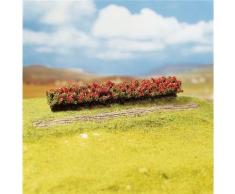Faller - F181352 - Modélisme - Haie - Fleurs Rouges - 3 Pièces