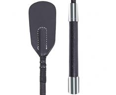 Hxiu Cravache déquitation, Noir - 45 cm., 35cm/45cm