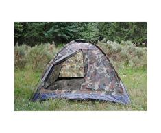 TENTE IGLOO STANDARD ETANCHE 2 PLACES CAMOUFLAGE WOODLAND