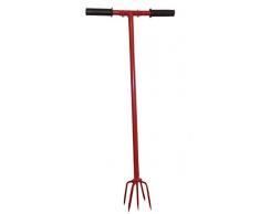 Griffe de jardin, 5 dents, avec pointe de centrage