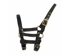 Rhinegold Licol en Nylon pour Poulain, 0, Noir, Taille Unique