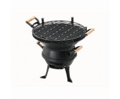 Grillchef 0630 Barbecue Pot en Fonte Ancienne H- 36 cm