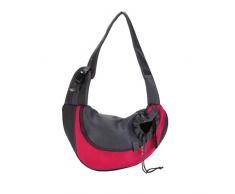 Homieco Sac de Transport pour Animaux Chien, Sac de Messager pour Chien Chat, Sac à Dos de Transport, Transport Sac à Dos Chien Sac à Dos pour Voyage, Vélo, Randonnée, Shopping