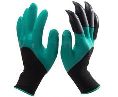 Gants de jardin avec griffes, parfaits pour semer la semence piquer - sûr pour la taille des roses - meilleur outil de jardinage - meilleur cadeau pour les jardiniers (double griffe)