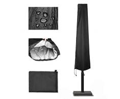Wingeri Accessoires de Sports de Plein air Housse de Protection pour Parasol Déporté Couverture pour Parasol de Jardin à Mât Excentré Imperméable Anti-Poussière/UV/Intempéries