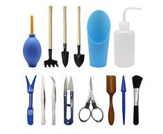 Homagty Kit de 14 petits outils pour transplantation / entretien manuel de terrarium