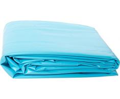 Liner PVC pour piscine poolomio, liner de grande qualité et résistant au froid, adapté aux piscines avec parois en acier de Ø 460 x 120 cm x 0,6 mm
