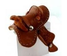 Melody Jane Maison de Poupées Cuir Western Selle Miniature Cheval Stable Équestre Accessoire