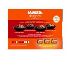 IAMS Terre/Mer Land/Sea Collection Nourriture Humide en Gelée pour Chat Adulte Toutes les Races 12 Sachets x 85 g