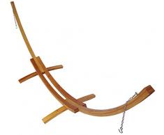 Hamac détente Support Demi Lune Double Bois Mélèze