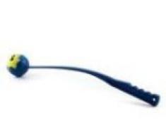 Lance balles bleu 36 cm + balle de tennis 6 cm