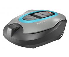 GARDENA 04050-60 Robot tondeuse SILENO+ 2 000 m² Gris/anthracite/turquoise/noir/orange