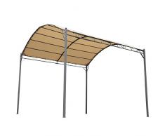 Angel Living 5850100 3 x 3 m Aluminium Tonnelles Gazebo Carport Pergola Abat-jour pour jardin Patio