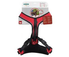 PetSafe - Harnais pour Grand Chien EasySport (L) avec Poignée de Contrôle, Harnais Réfléchissant Ajustable et Confortable, Rembourré, Durable - Rouge