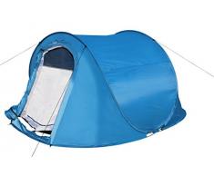Kounga Unisexe Pop-up 3 Tente, Bleu, 3 Personnes