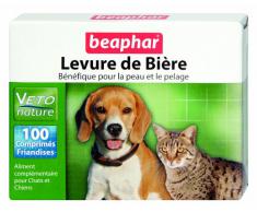 Beaphar Levure de Bire Friandises pour Chien et Chat 100 Comprims
