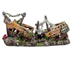 Nobby 28149 Décoration d'aquarium Épave de bateau de pirate XXL