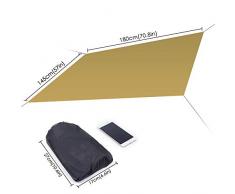 Patio Sun Shade Sail Canopy, 6 x 4.8ft Rectangle Outdoor Sunshade Canopy UV Block for Garden Pergola Yard Carport and Activities