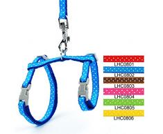 Smalllee_Lucky_Store - Laisse harnais à pois pour chien, chat