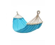 Ckssyao Hamac de Camping pour Enfants, Toile de Coton, Chaise Suspendue pour la Maison, balançoire lit Ceinture dhamac, adapté pour la randonnée, Jardin, Jardin, Balcon,Bleu