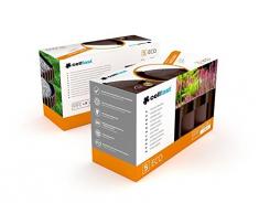 Cellfast Bordure de Jardin 5901828858512 Palissade, Marron, 8 pièces, 2,4 x 0,3 m