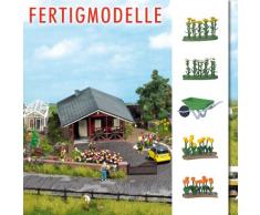 Hornby France - Busch - 1231 - Circuit - Train - Bandeau de tulipes et marguerites + brouette