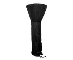 Uranbee Housse de Protection pour Parasol de terrasse avec Fermeture éclair 210D Noir 226x85x48cm