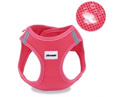 Harnais pour chien Petcomer en maille douce avec gilet matelassé confort, pour petit animal, chat et chiot