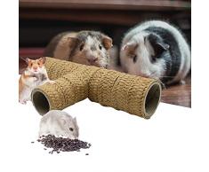 Furpaw Tube Hamster, Jouet Hamster Tunnel 3 Accès pour Petits Animaux, Tubes Accessoire Activité Maison de Jeu pour Petits Animaux
