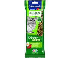 Vitakraft Nourriture mélangée pour chinchilla, KRÄCKER avec camomille & cynorhodon, Emotion KRÄCKER Herbal (5X112g)