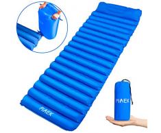PiAEK Matelas Autogonflant, Matelas Gonflable Piscine Épaississement et allongement,Facile a gonfler,Coussin dair Ultraléger pour Randonnée Camping Plage Voyage