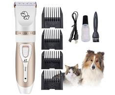 Tondeuse pour Chien,Tondeuse à Chien et Chat,Dog Clippers,Tondeuse Chat,Tondeuse à cheveux rechargeable professionnelle à faible bruit pour tondeuse à cheveux pour chiens chats