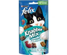 Felix KnabberMix friandises pour Chat, Lot de 8 (Sachet de 8 x 60 g)