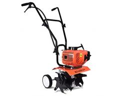 Motobineuse Motoculteur 2 temps compact 52Cc et 1,2Hp largeur de travail 30cm