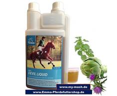Emma Griffe du Diable Liquide Chevaux, Aliment Liquide Chevaux, complément Alimentaire Les articulations I la mobilité Les Soins articulaires des Chevaux I Aussi Seniors 1 Litre