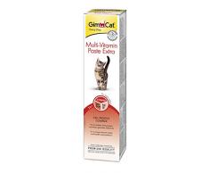 GimCat - Pâte multivitaminée Extra pour chat - pour renforcer les défenses naturelles - Tube de 200 g