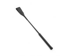 Fuwok Cravache déquitation en Cuir avec poignée en Maille