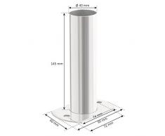 Zelsius Bride de montage de piscine, diamètre 40 mm, en acier inoxydable V2 A, la fixation de piscine échelle