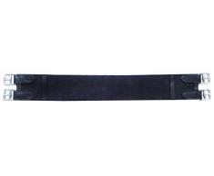Sangle de selle coton sangle courte, noir, 40 cm de long