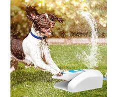 PETPRIME Extincteur à Eau pour Chien en Plein air Fontaine à Eau pour Chien activée Facilement Abreuvoir pour Chien Automatique Step-on Outdoor Fresh Cool Cold Water for Dogs