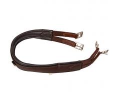 tytuoling Sangle Complète Selle Chevaux Équitation Boucle en Acier Inoxydable Super Fibre,Dressage Équitation Équipement Équitation Accessoires Équestres Fournitures De Cheval Marron