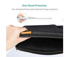 Inateck Etui Housse pour ordinateur portable antichoc, résistant aux déversements avec l'espace de rangement supplémentaire ,Housse pour la plupart des Ordinateurs portables, ultrabooks et netbooks 14 pouces