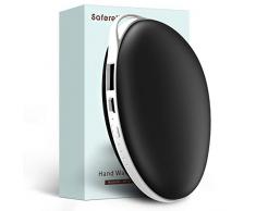 Chauffe-Mains Rechargeable électrique double face avec indicateur de niveau de chaleur et Batterie de secours pour portable de 5200mAh, pour la maison comme pour les activités sportives à l’extérieur