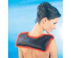 Wenko Coussin de Tourbe, Chauffant^Velours, Rouge, 28,5 x 16 x 5 cm