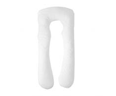 Celerhuak Coussin de maternité et dallaitement en Forme de U avec Coussin Amovible pour la Grossesse